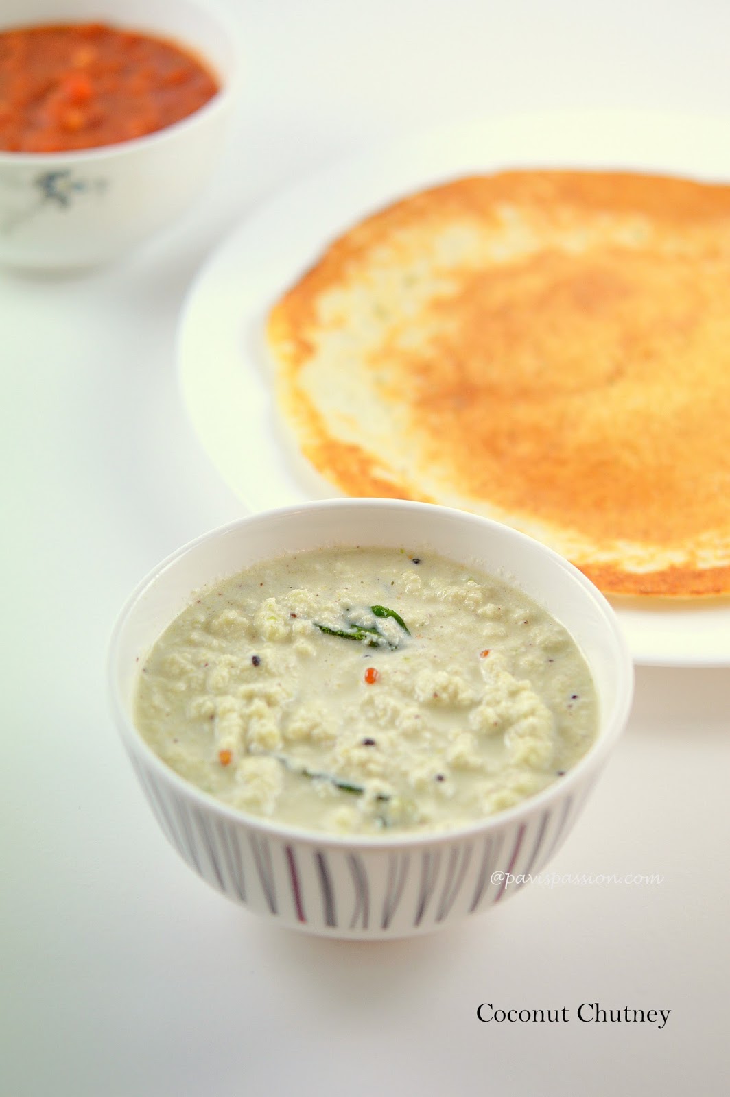 PavisPassion Coconut Chutney recipe How to make coconut chutney
