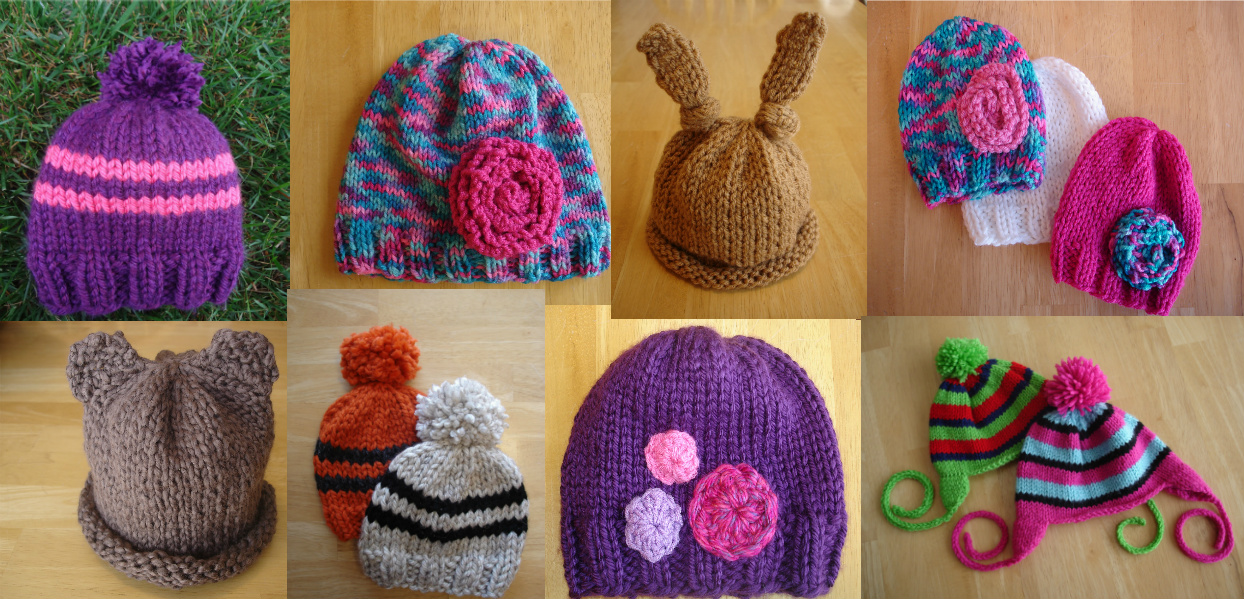 Fiber Flux 10 Great Kids Hats to Knit for Charity