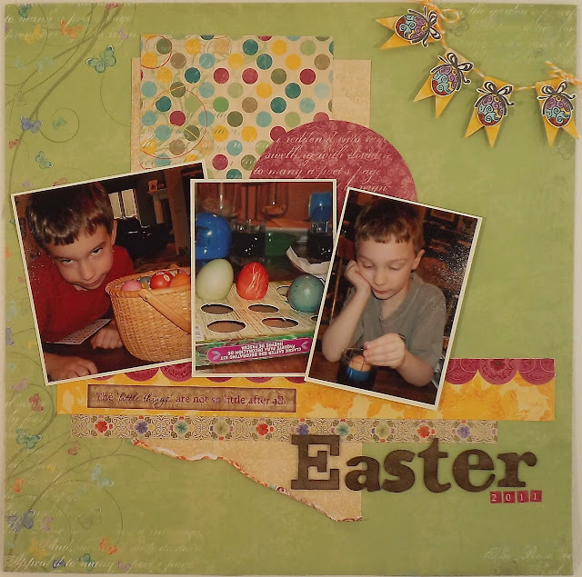 Stamp Camp Easter Scrapbooking