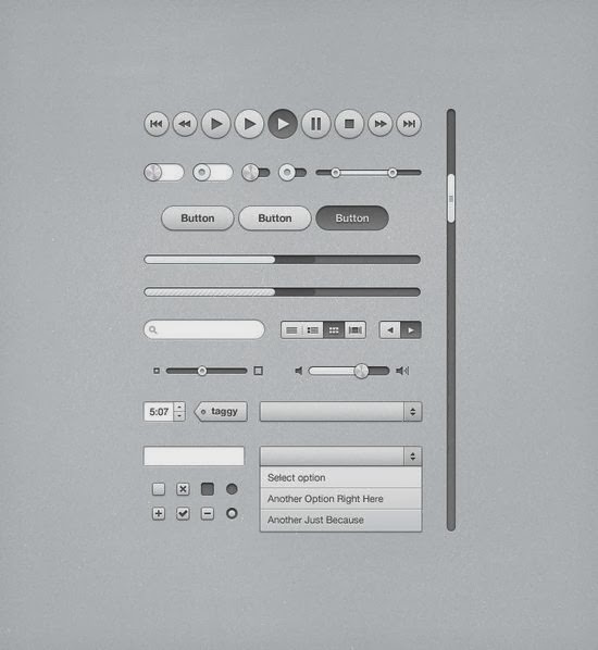 iTunes Inspired UI Kit (PSD) iTunes Inspired UI Kit (PSD)