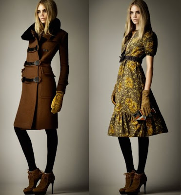 Moda 2012:Burberry mujeres