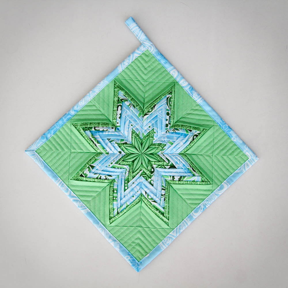 Fancy Folded Star PotHolder. Tutorial Patchwork DIY Tutorial Ideas!