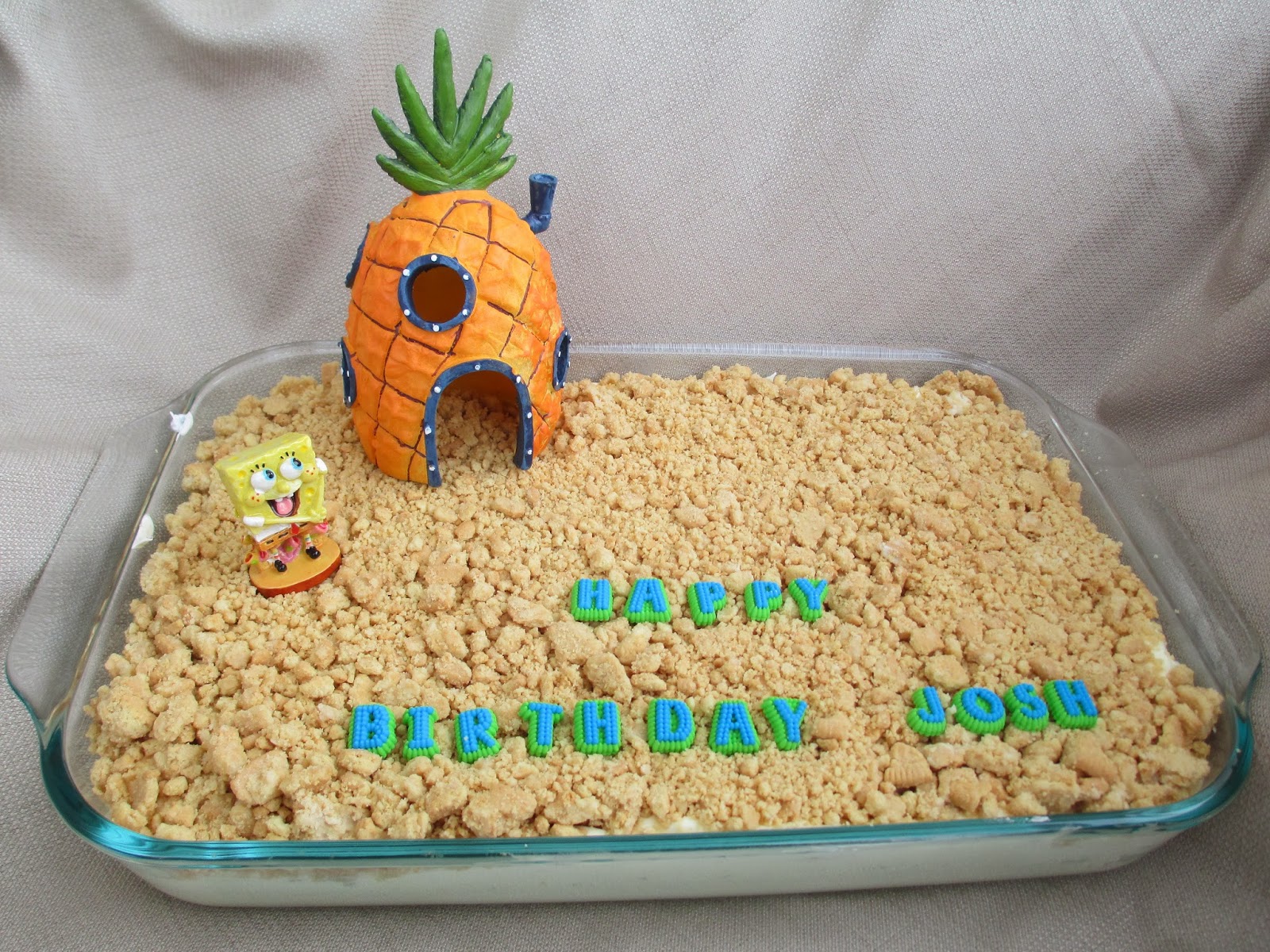 My Half Assed Kitchen: How to Make a Spongebob Oreo Birthday Cake in 19  Easy Steps