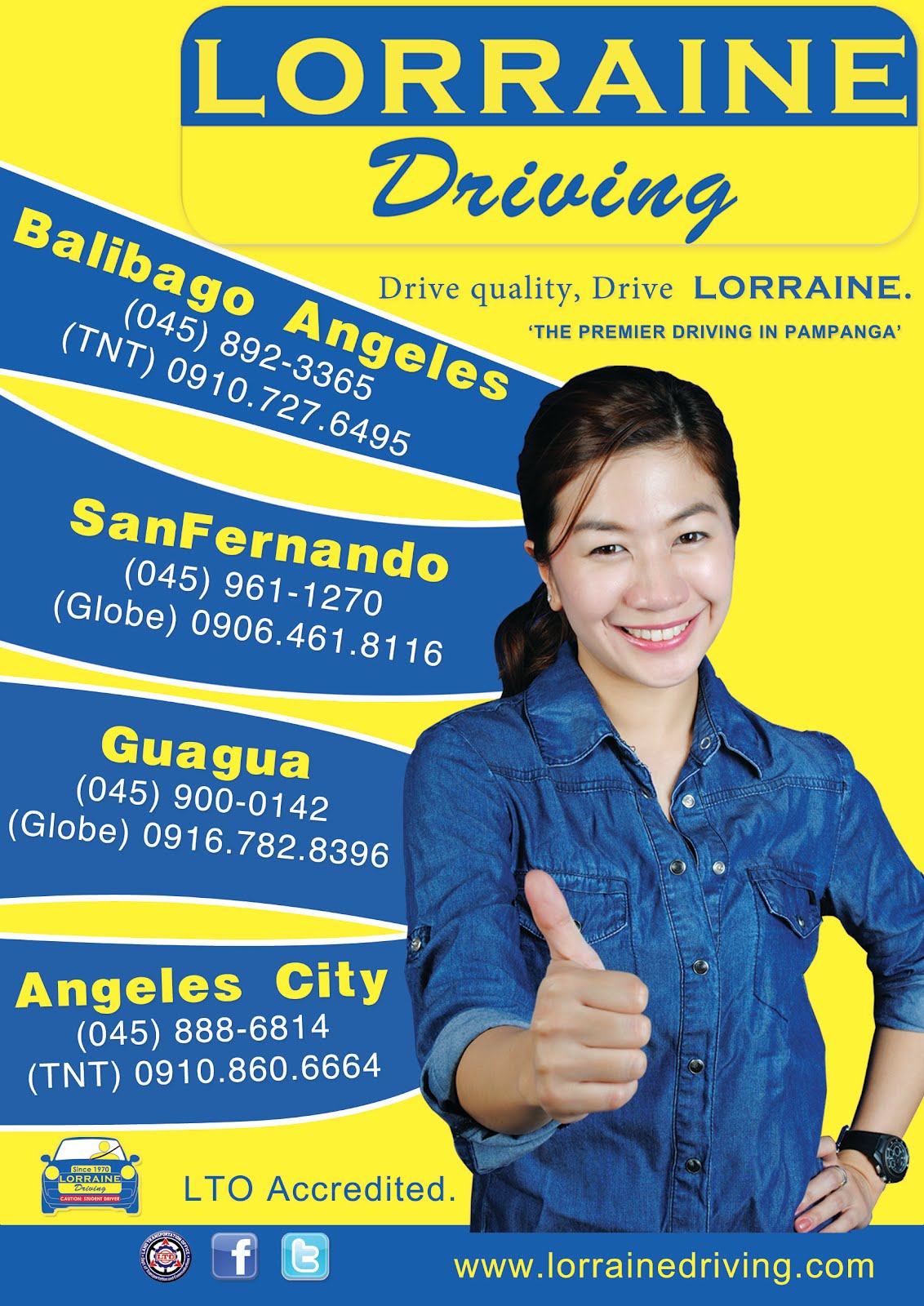 Lorraine Driving School Looking for a driving School in Pampanga?