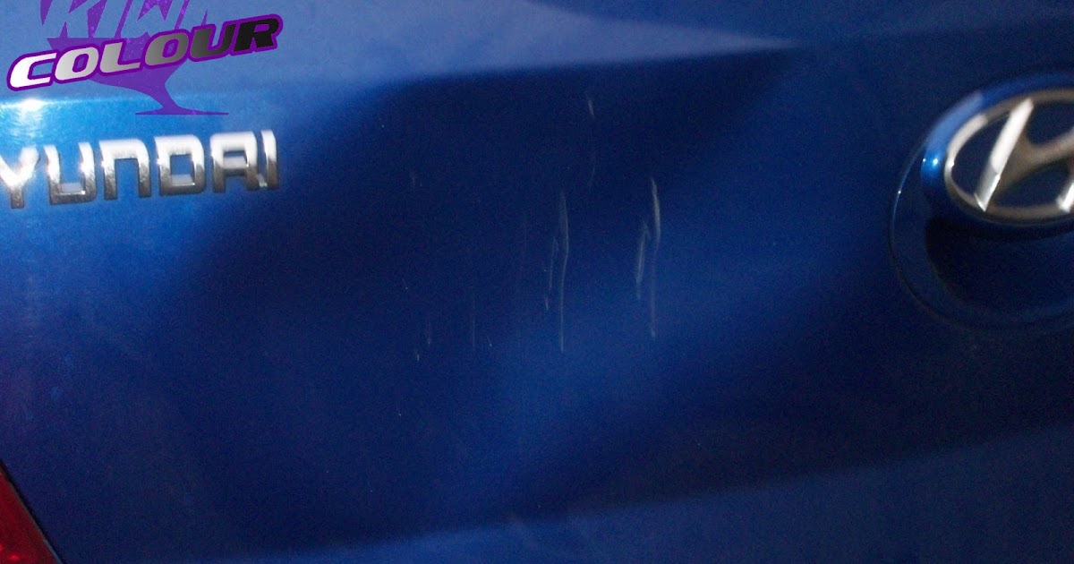Mobile Car Scratch Dent Repair Harrogate Hyundai tailgate scratch and