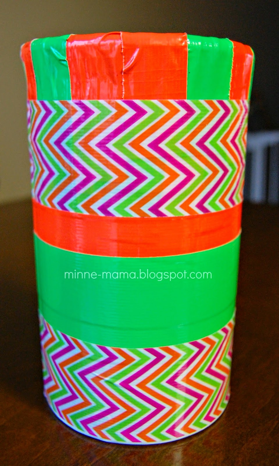 MinneMama Homemade Duct Tape Drum