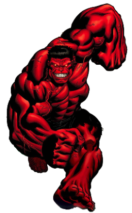 PERSONAJES DEL COMIC: HULK ROJO