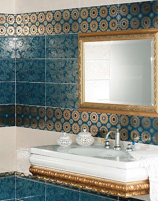 Turquoise Ceramic For Bathroom Interior Design http://homeinteriordesignideas1.blogspot.com/