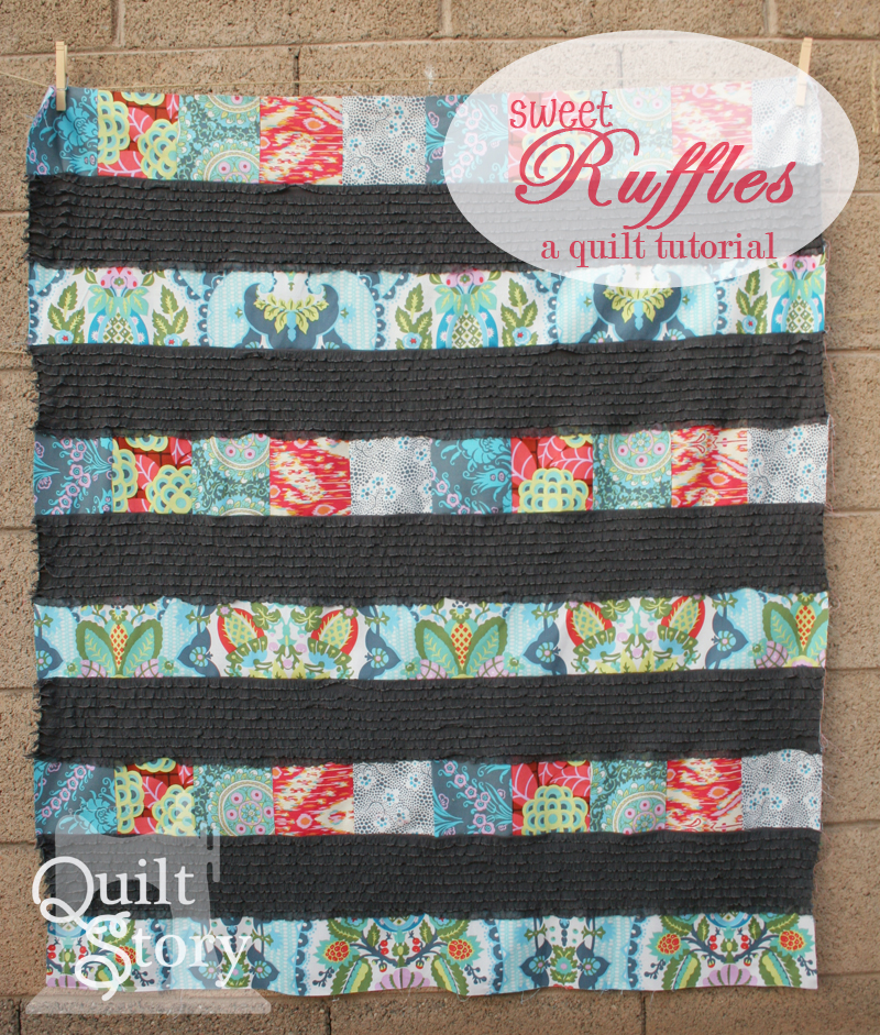 Quilt Story Sweet Ruffles a Quilt Tutorial from Meg!