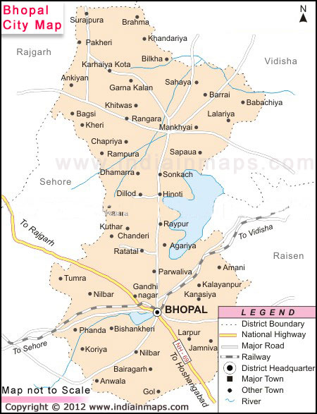 Bhopal City Map Pdf India In Maps