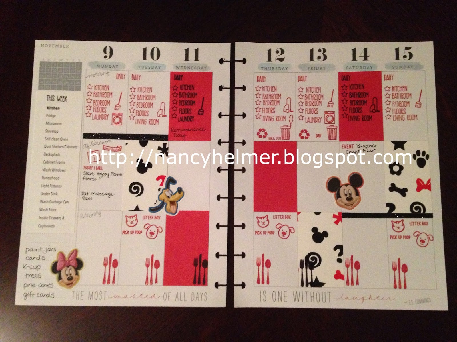 Nancy's Scrappin' and Stamps Disney Layout For This Week In My Happy