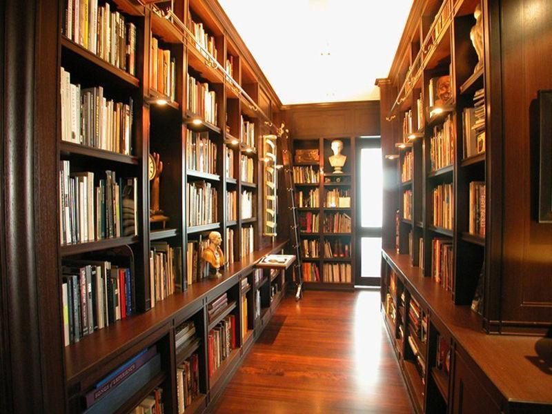 Photo of large home private library