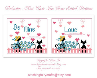 FREE Valentine Cross Stitch Pattern