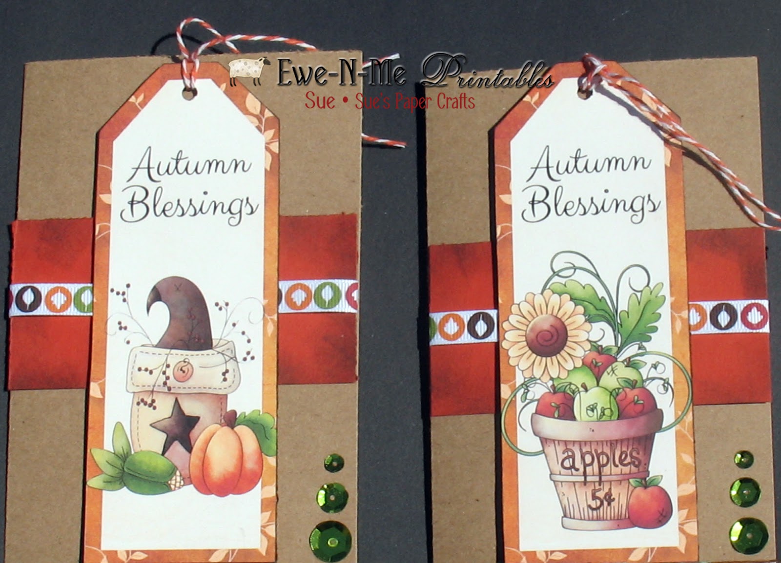 Sue's Paper Crafts Bookmarks & Gift Cards