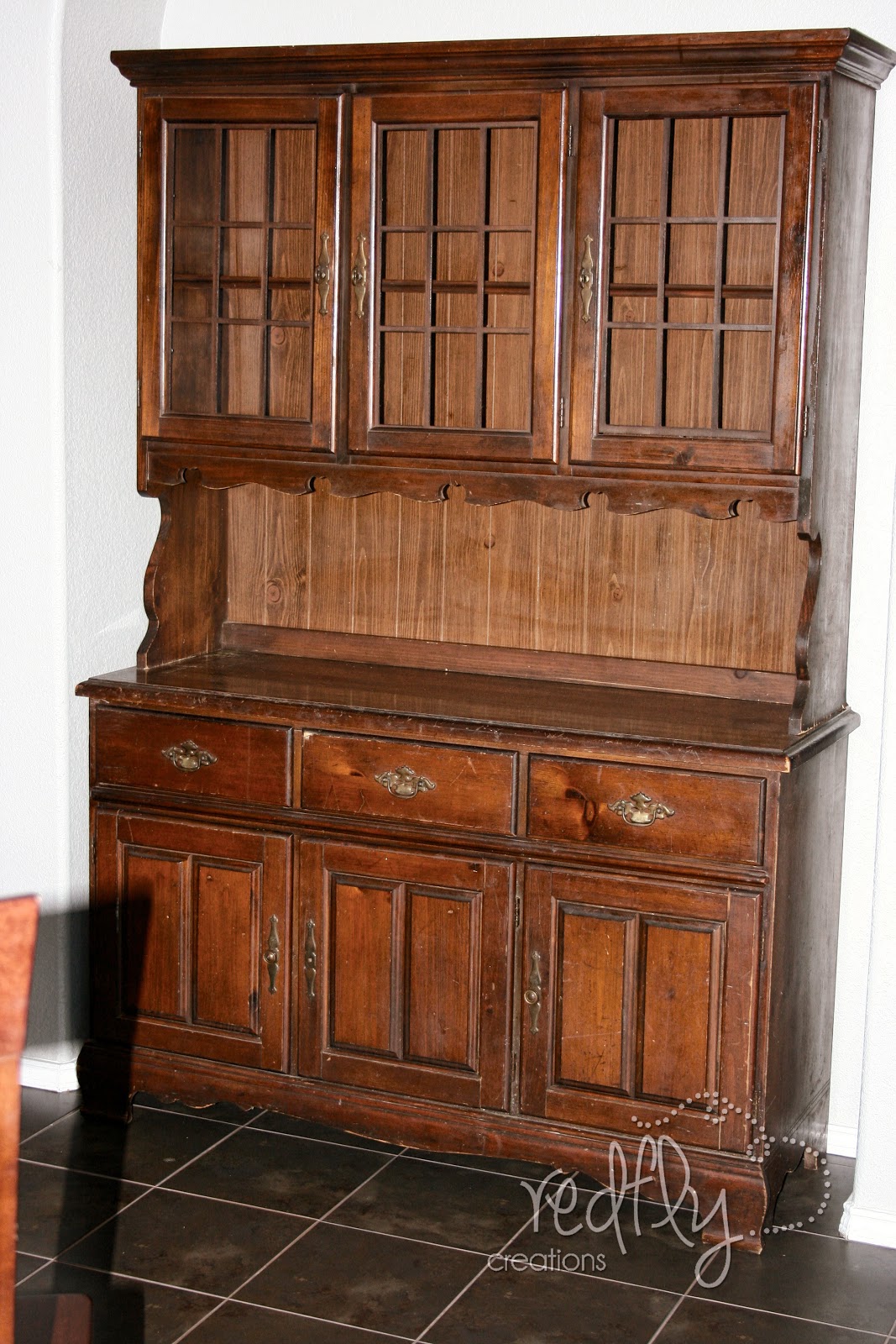 Redfly Creations The Craigslist Hutch Makeover