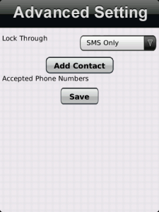 Applications that Can Lock the BlackBerry Using the SMS / Email