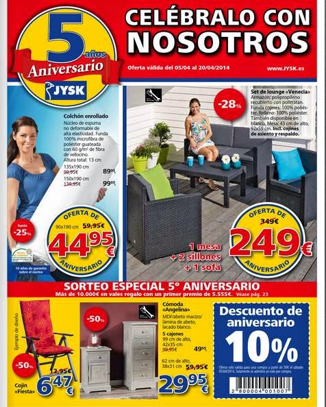 ofertas de semana santa de jysk 2014