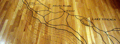 Map Floors in Art of the Americas galleries, Michael C. Carlos Museum