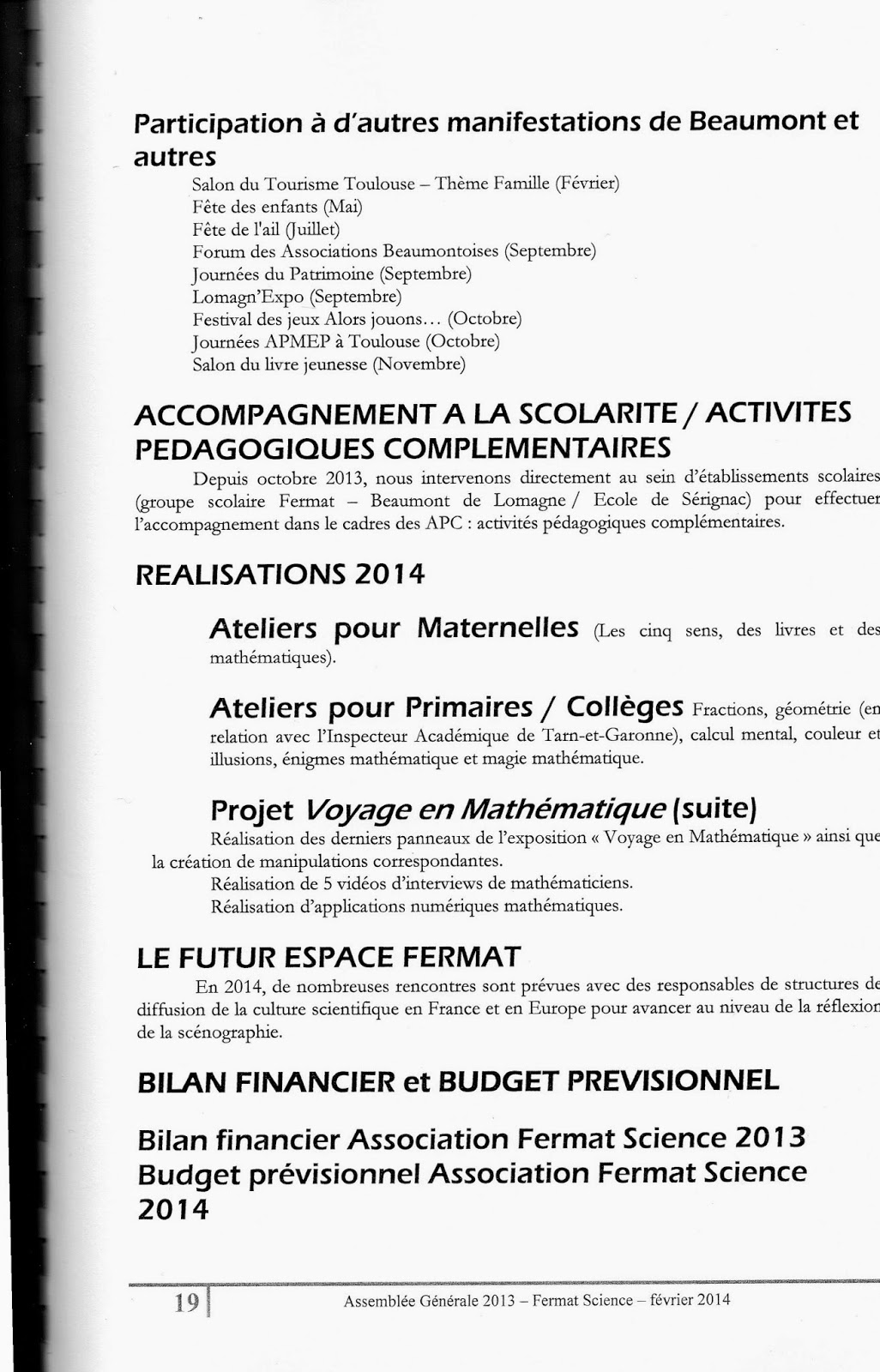 rencontres a beaumont de lomagne