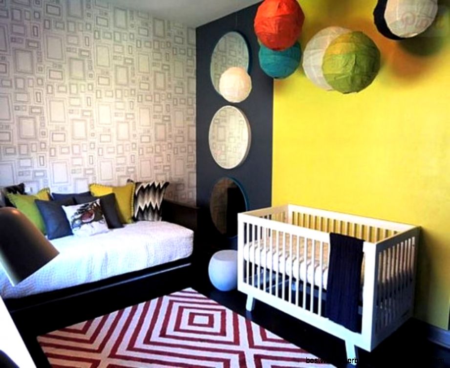 Decoration Modern Nursery With Guest Room Sleeping Space And Decoration Modern Nursery With Guest Room Sleeping Space And