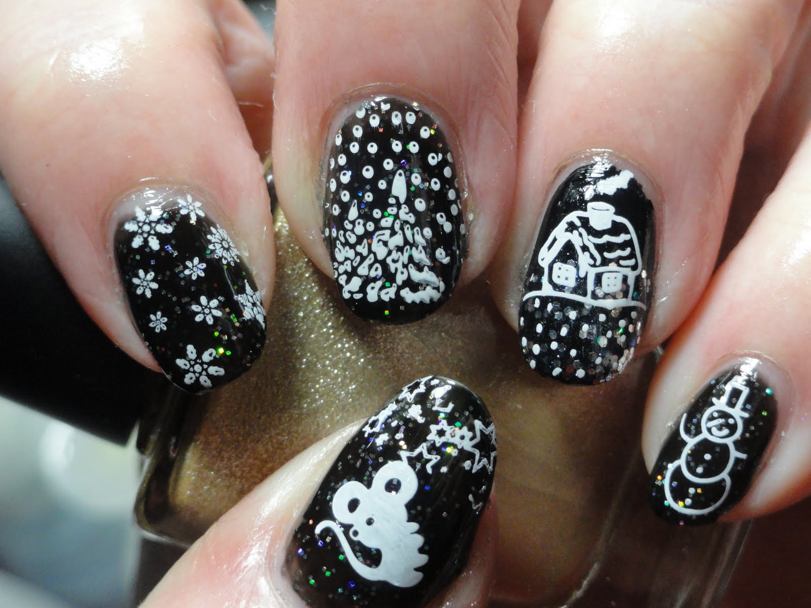 Christmas Nail Art Designs: The Night Before Christmas - wide 8