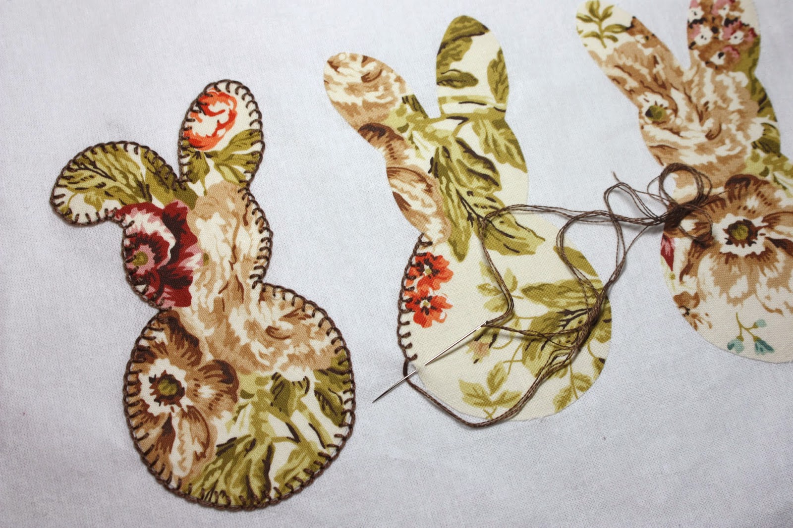 Creations By Michie` Blog Blanket Stitch A Bunny Applique'