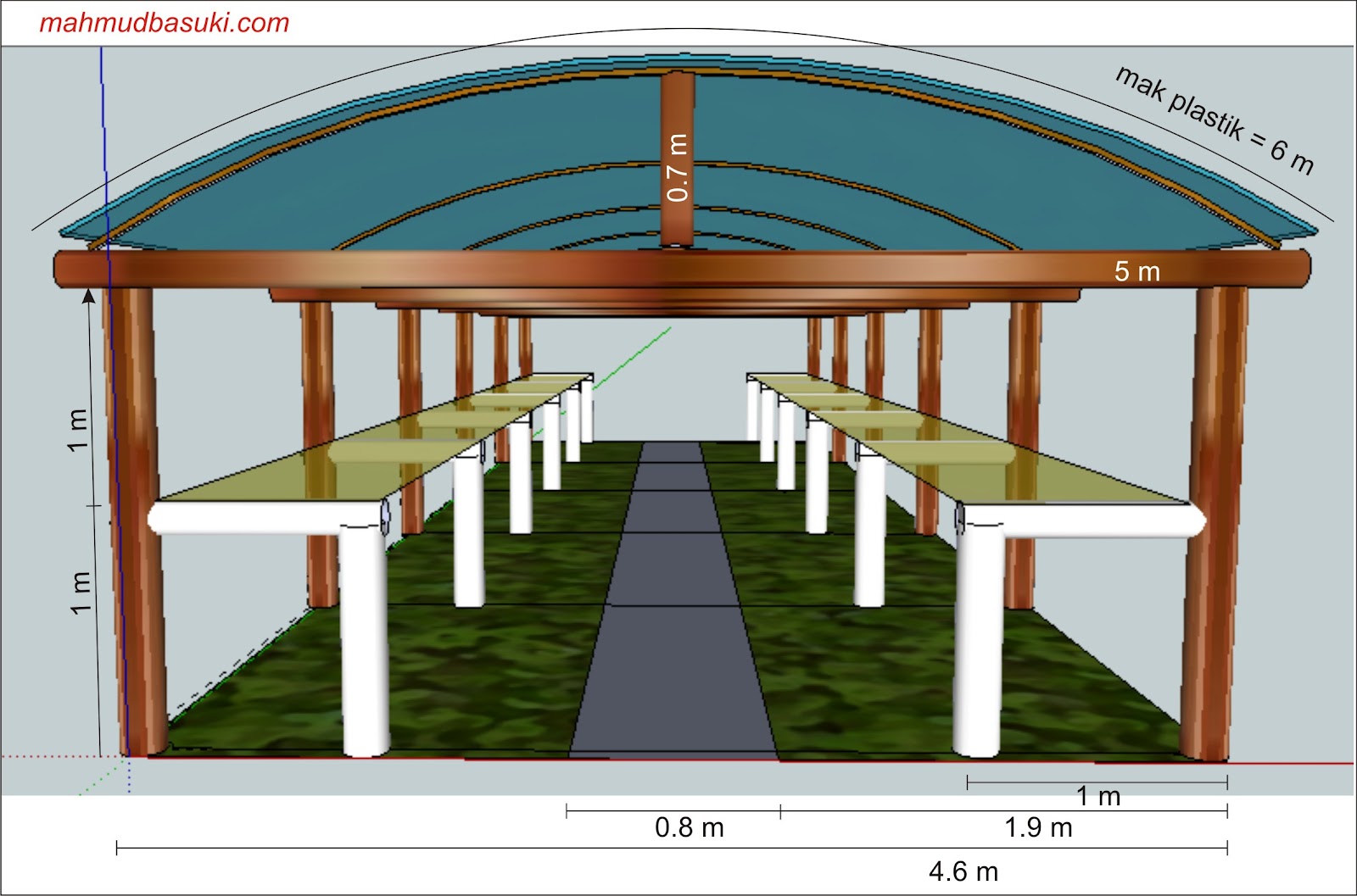 Cluster Desa Asri Green House, Rumah Plastik untuk Warga
