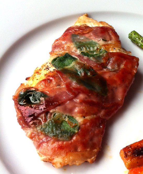 Ice Tea Spoons and Pickle Forks Sage and Prosciutto Wrapped Chicken