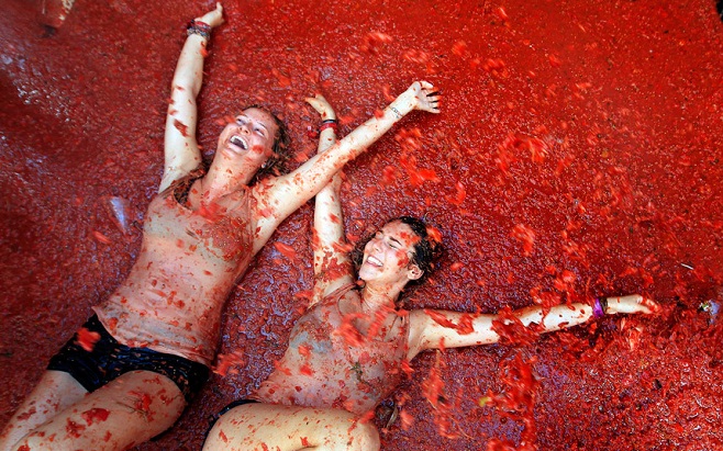 FOTO : Festival La Tomatina Di Spanyol / Spain Terbaru 2015 FOTO : Festival La Tomatina Di Spanyol / Spain Terbaru 2015