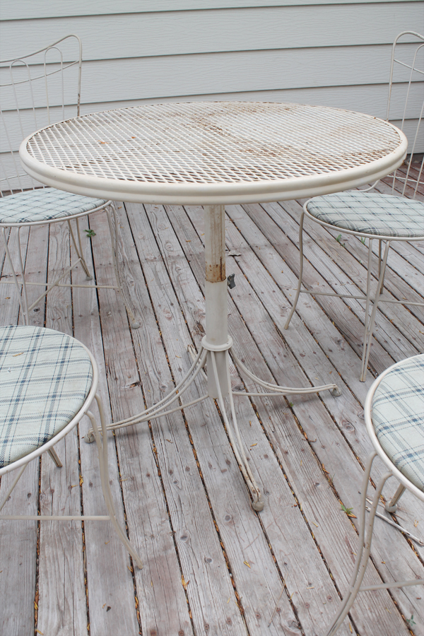 Amazing Patio Set Transformation The Craft Patch