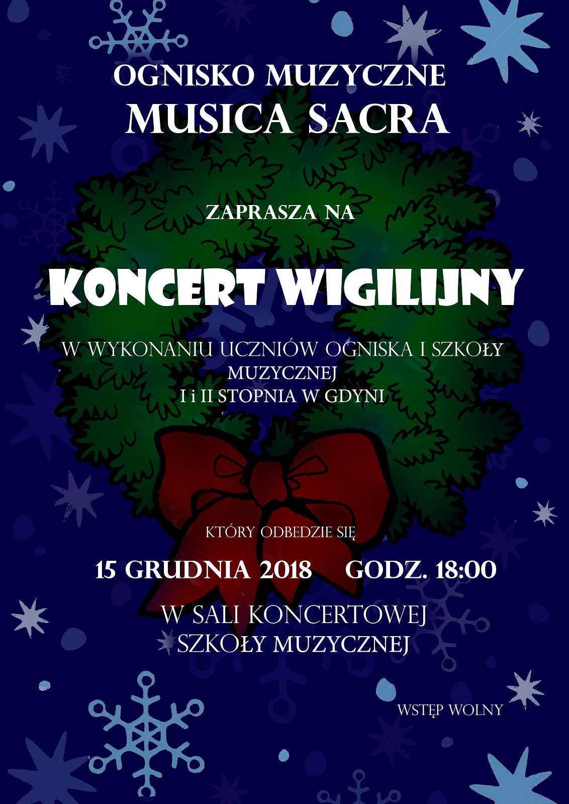 Koncert wigilijny 2018