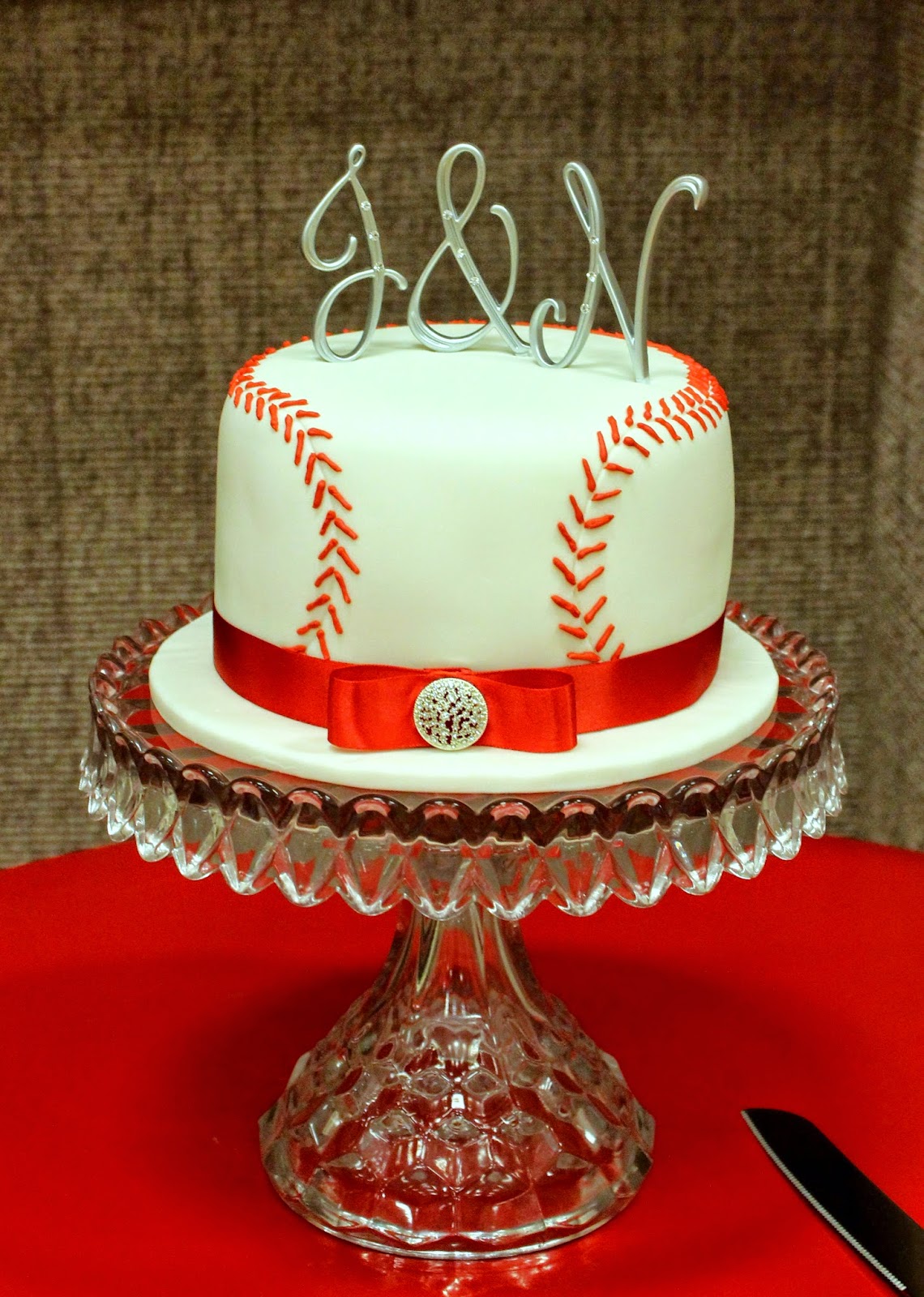 Custom Cakes By Stef Baseball Wedding Cake