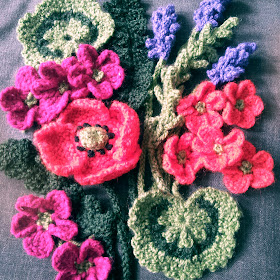 Knit flowers, Crochet flowers Yarn flowers, Yarn Bouquet