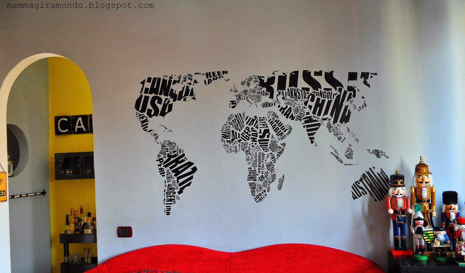 Travel decor: i wall stickers per decorare le pareti di casa