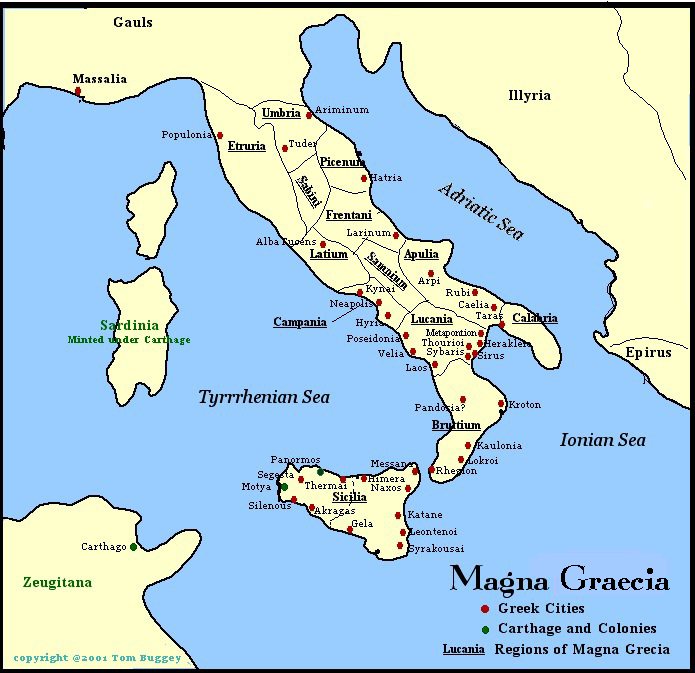 magna graecia map magna graecia map