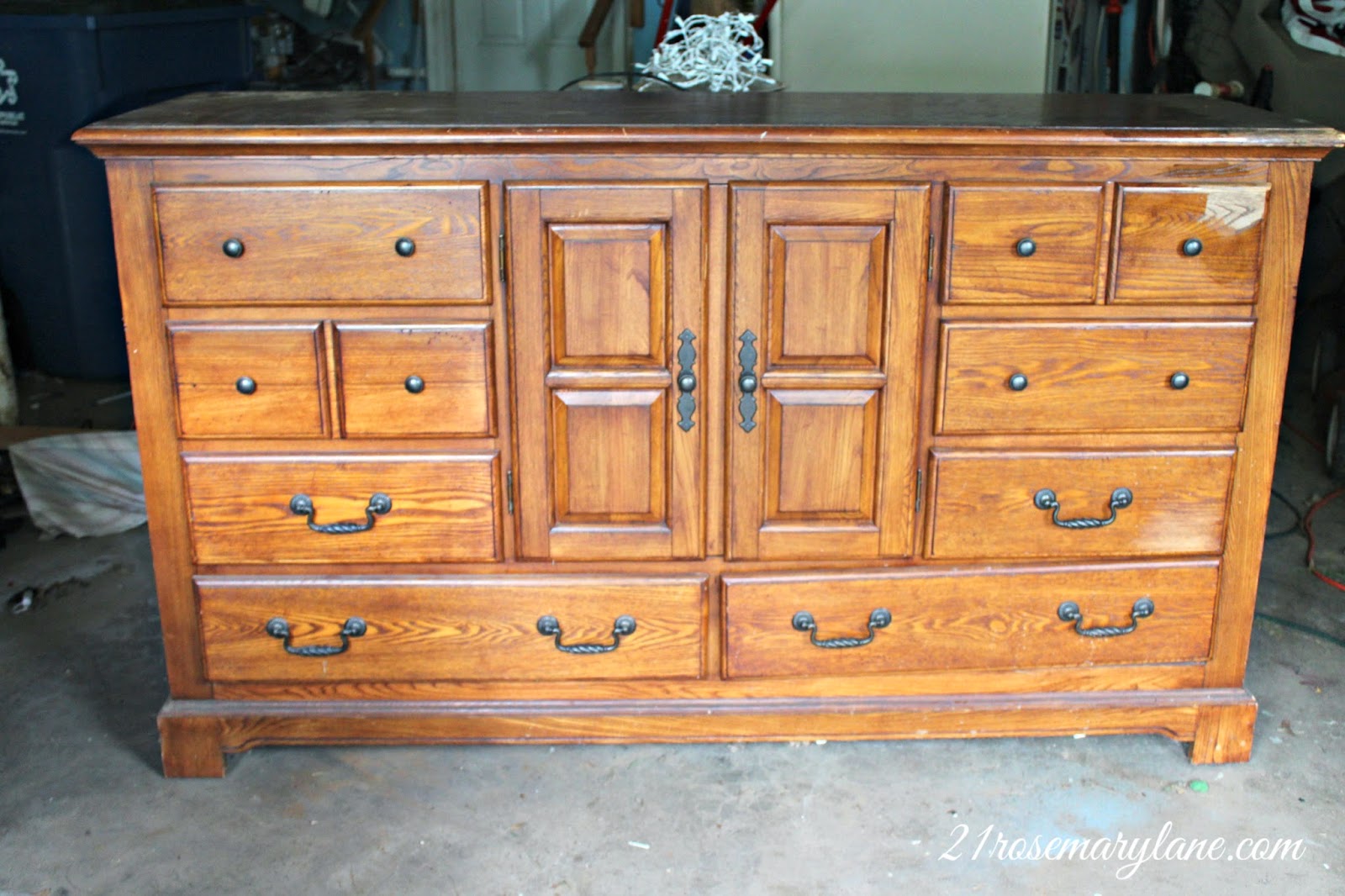 21 Rosemary Lane Guest Bedroom Yard Sale Dresser Makeover