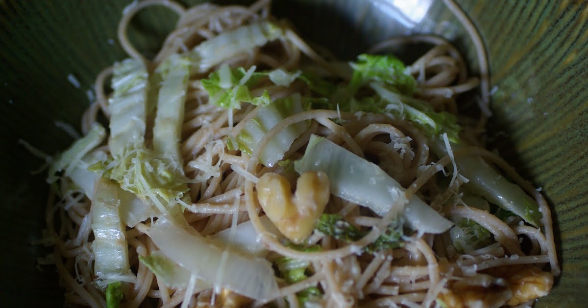 Flourish Family Food Cabbage with Spaghetti and Asiago Cream Sauce