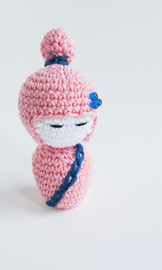 {Amigurumi Kokeshi Doll Pattern} - Little Things Blogged