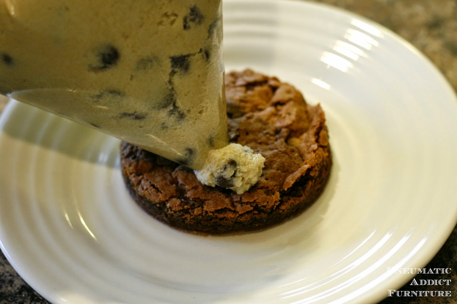 Pneumatic Addict Cookie Dough Cream Brownie Sandwiches