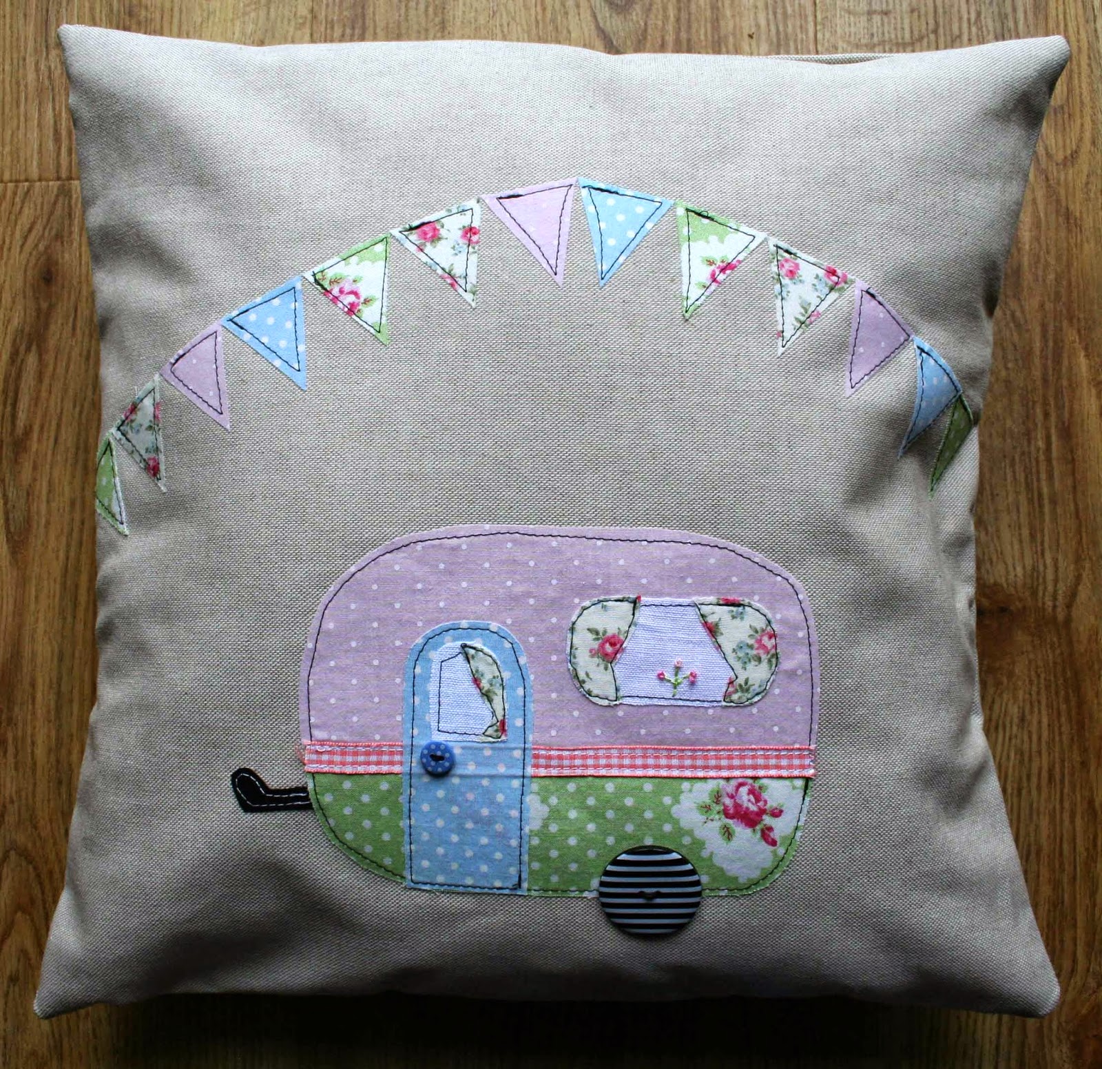Lynsey's Place A Caravan Cushion............