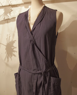 FWK by Engineered Garments Shawl Collar Wrap Dress