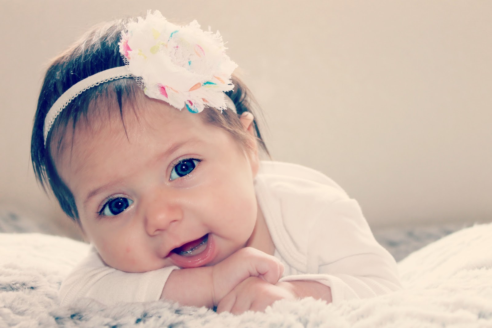 Baby Girl Blue Eyes Brown Hair Viewing Gallery