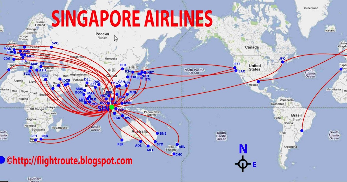 routes map Singapore Routes Map