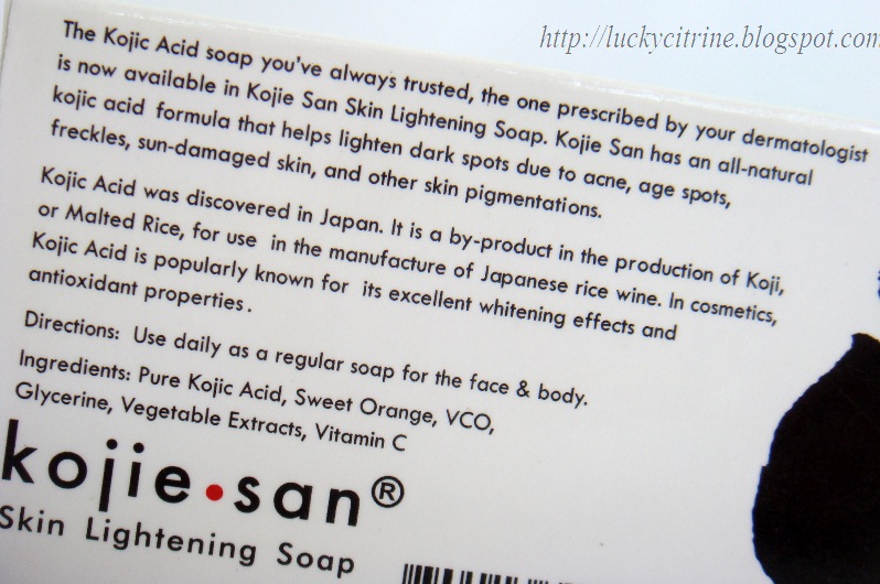 Lucky Citrine Kojie.san For My Face & Body