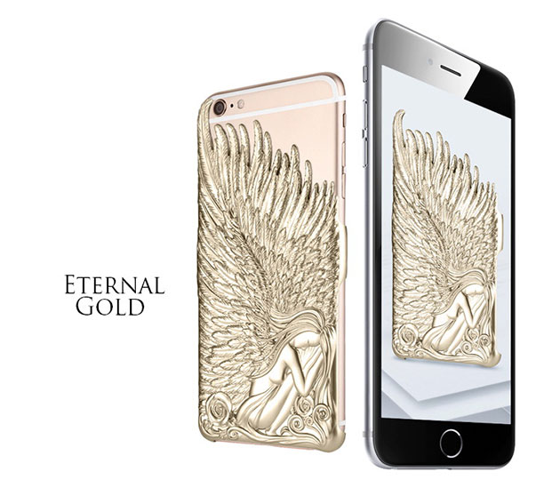 เคส ไอโฟน 6 Angel Wings 119022 สีทอง
