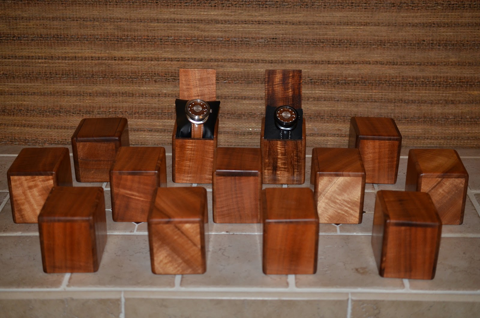 Inside Individual Design Hawaiian Koa Wood Boxes
