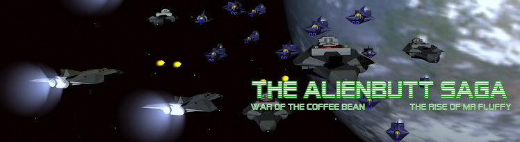 The Alienbutt Saga. ( comedy Science Fiction)