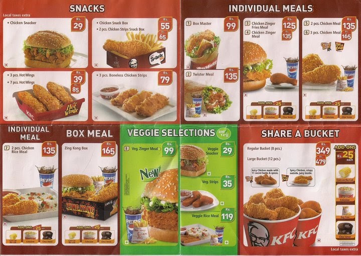 KFC in mangalore the new blogger