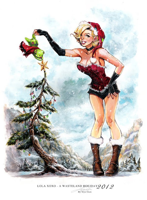 Siya Oum pin up cartoon girl