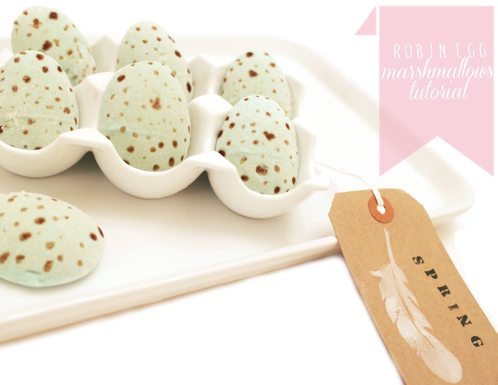 robin egg marshmallow tutorial